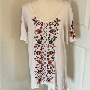 Johnny Was short sleeve shirt